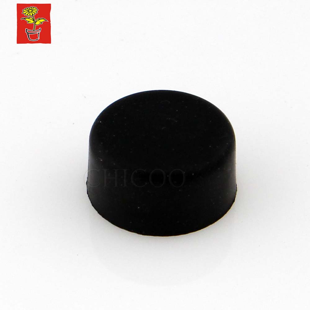 Black Rubber Door Stop 19mm Dia Door Stopper