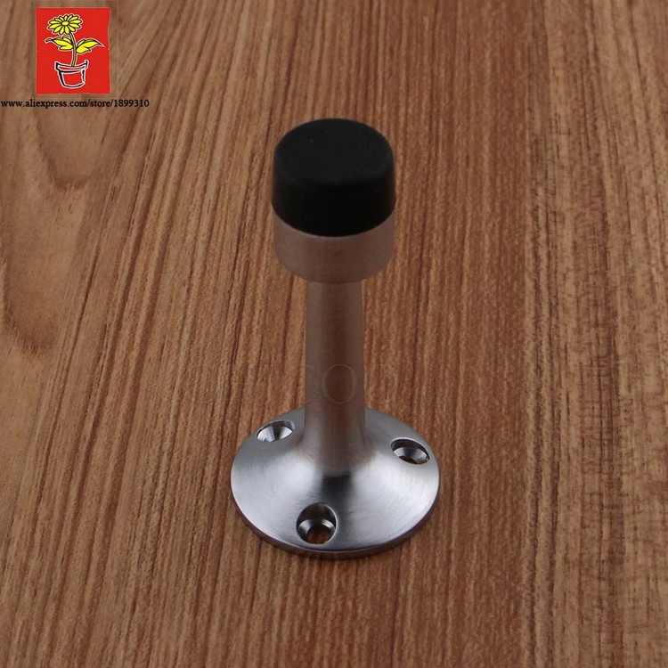 zinc alloy door stopper rubber door stop wall mounted doorstops porte feuille