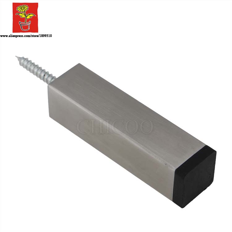 suqare Stainless steel door stopper 